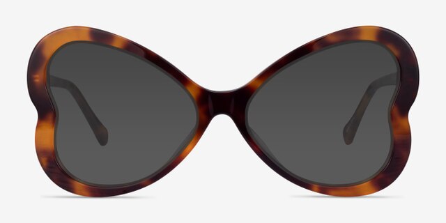 Aphrodite Tortoise AcetateEyeglass Frames from EyeBuyDirect, with Tinted Lenses