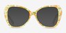 Superbloom Yellow Floral AcetateEyeglass Frames from EyeBuyDirect, with Tinted Lenses