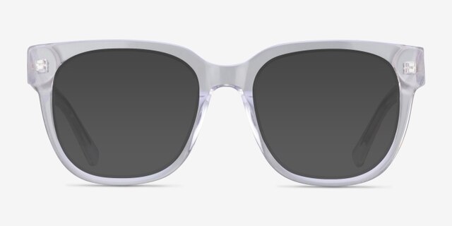 Snapdragon Clear Floral AcétateMontures de lunettes de vue d'EyeBuyDirect, Avec des Verres Teintés
