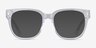Snapdragon Clear Floral AcétateMontures de lunettes de vue d'EyeBuyDirect, Avec des Verres Teintés