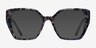 Tulipa Purple Floral AcetateEyeglass Frames from EyeBuyDirect, with Tinted Lenses