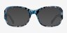 Viola Blue Floral AcetateEyeglass Frames from EyeBuyDirect, with Tinted Lenses