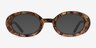 Gaia Brown Floral AcetateEyeglass Frames from EyeBuyDirect, with Tinted Lenses