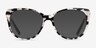 Thalia Black White Floral AcetateEyeglass Frames from EyeBuyDirect, with Tinted Lenses