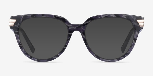 Moira Gray AcetateEyeglass Frames from EyeBuyDirect, with Tinted Lenses