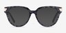 Moira Gray AcetateEyeglass Frames from EyeBuyDirect, with Tinted Lenses