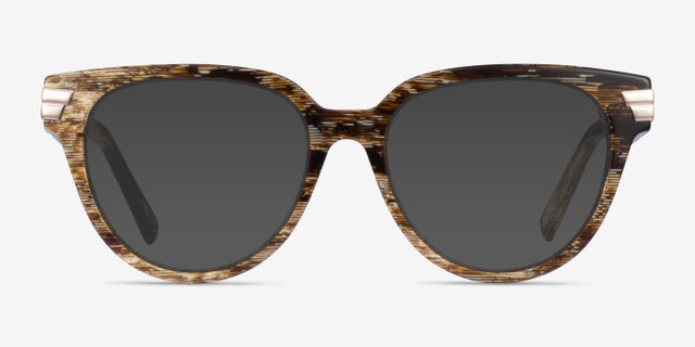 Moira Brown AcetateEyeglass Frames from EyeBuyDirect, with Tinted Lenses