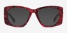 Valencia Red AcetateEyeglass Frames from EyeBuyDirect, with Tinted Lenses