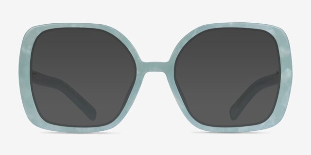Irene Green AcetateEyeglass Frames from EyeBuyDirect, with Tinted Lenses