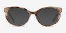 Moa Brown Striped AcetateEyeglass Frames from EyeBuyDirect, with Tinted Lenses