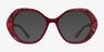 Brigid Red AcetateEyeglass Frames from EyeBuyDirect, with Tinted Lenses