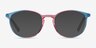 True Rainbow PlasticEyeglass Frames from EyeBuyDirect, with Tinted Lenses