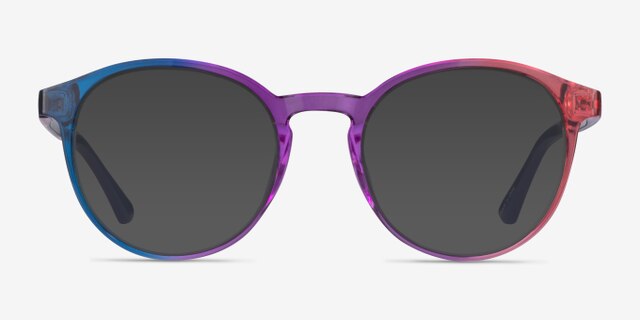 Amplify Rainbow PlasticEyeglass Frames from EyeBuyDirect, with Tinted Lenses