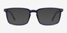 Moringa Crystal Dark Blue Eco-friendlyEyeglass Frames from EyeBuyDirect, with Tinted Lenses
