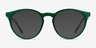 Ginkgo Green Eco-friendlyEyeglass Frames from EyeBuyDirect, with Tinted Lenses