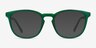 Persea Green Eco-friendlyEyeglass Frames from EyeBuyDirect, with Tinted Lenses