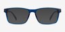 Beech Crystal Dark Blue PlasticEyeglass Frames from EyeBuyDirect, with Tinted Lenses