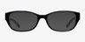 Rafi Black AcetateEyeglass Frames from EyeBuyDirect, with Tinted Lenses