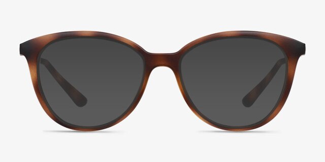Neely Matte Tortoise PlasticEyeglass Frames from EyeBuyDirect, with Tinted Lenses
