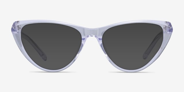 Maine Clear AcetateEyeglass Frames from EyeBuyDirect, with Tinted Lenses