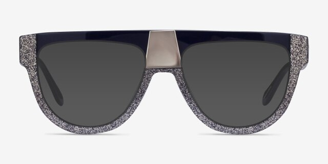 Etho Black AcetateEyeglass Frames from EyeBuyDirect, with Tinted Lenses