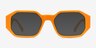Indie Orange AcetateEyeglass Frames from EyeBuyDirect, with Tinted Lenses