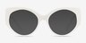 Salon White AcetateEyeglass Frames from EyeBuyDirect, with Tinted Lenses