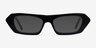 Synth Black AcetateEyeglass Frames from EyeBuyDirect, with Tinted Lenses