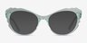 Cassis Green AcetateEyeglass Frames from EyeBuyDirect, with Tinted Lenses