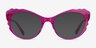 Cassis Purple AcetateEyeglass Frames from EyeBuyDirect, with Tinted Lenses