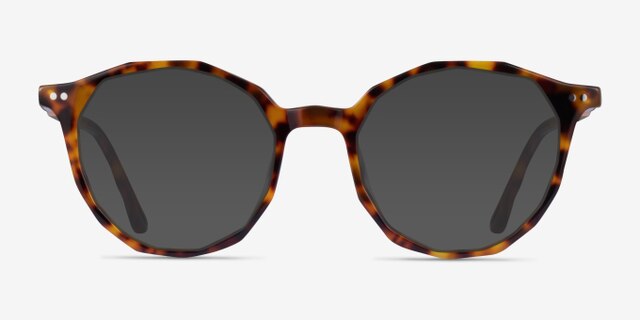 Trace Tortoise AcetateEyeglass Frames from EyeBuyDirect, with Tinted Lenses