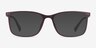 Ease Dark Brown PlasticEyeglass Frames from EyeBuyDirect, with Tinted Lenses