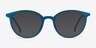 Berry Navy PlasticEyeglass Frames from EyeBuyDirect, with Tinted Lenses