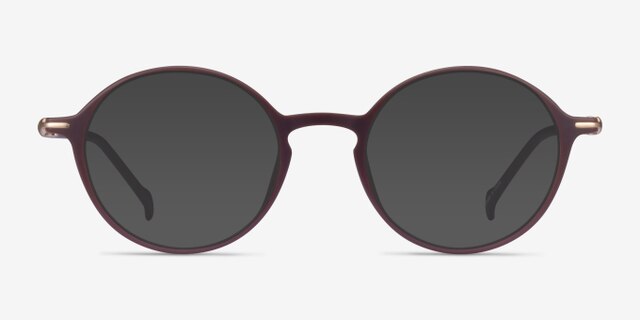 Matcha Dark Brown PlasticEyeglass Frames from EyeBuyDirect, with Tinted Lenses