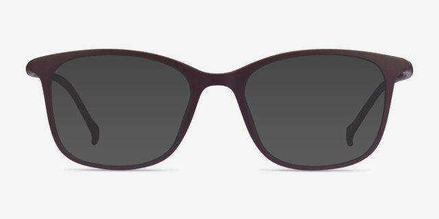 Bamboo Dark Brown PlasticEyeglass Frames from EyeBuyDirect, with Tinted Lenses