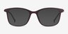 Bamboo Dark Brown PlasticEyeglass Frames from EyeBuyDirect, with Tinted Lenses