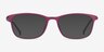 Unwind Purple PlasticEyeglass Frames from EyeBuyDirect, with Tinted Lenses