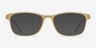 Unwind Clear Yellow PlasticEyeglass Frames from EyeBuyDirect, with Tinted Lenses