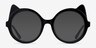 Tonks Black Gold AcetateEyeglass Frames from EyeBuyDirect, with Tinted Lenses