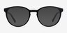 Lennon Black AcetateEyeglass Frames from EyeBuyDirect, with Tinted Lenses