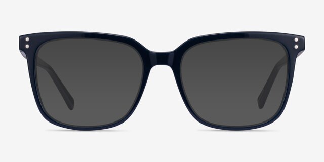 Amia Navy AcetateEyeglass Frames from EyeBuyDirect, with Tinted Lenses