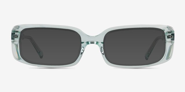 Anita Crystal Light Green AcetateEyeglass Frames from EyeBuyDirect, with Tinted Lenses
