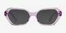 Lucille Crystal Mauve AcetateEyeglass Frames from EyeBuyDirect, with Tinted Lenses