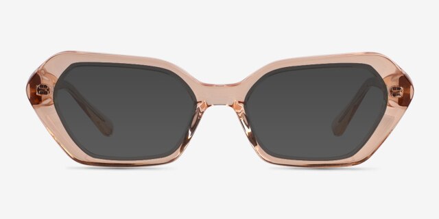 Lucille Crystal Light Orange AcetateEyeglass Frames from EyeBuyDirect, with Tinted Lenses
