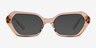 Lucille Crystal Light Orange AcetateEyeglass Frames from EyeBuyDirect, with Tinted Lenses