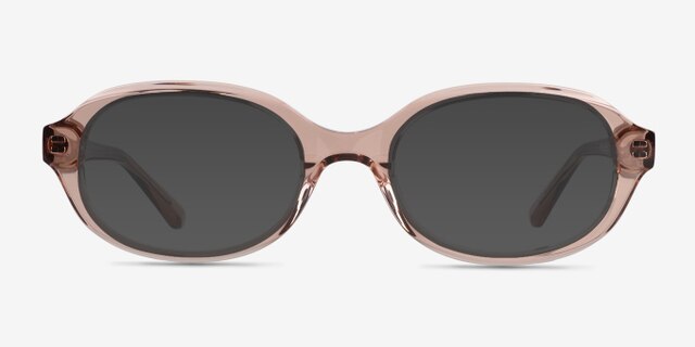 Patti Crystal Beige AcetateEyeglass Frames from EyeBuyDirect, with Tinted Lenses