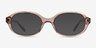 Patti Crystal Beige AcetateEyeglass Frames from EyeBuyDirect, with Tinted Lenses