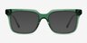 Sandie Crystal Green AcetateEyeglass Frames from EyeBuyDirect, with Tinted Lenses
