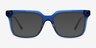 Sandie Crystal Dark Blue AcetateEyeglass Frames from EyeBuyDirect, with Tinted Lenses