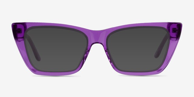 Celia Crystal Purple AcetateEyeglass Frames from EyeBuyDirect, with Tinted Lenses